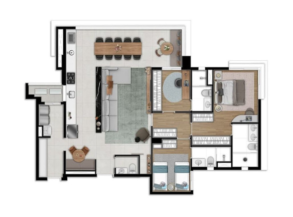 Imagem Apartamento com 3 Quartos à Venda, 121 m² em Centro - Osasco Imagem Apartamento com 3 Quartos à Venda, 121 m² em Centro - Osasco