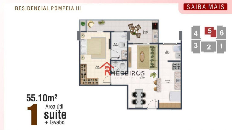 Imagem Apartamento com 1 Quarto à Venda, 55 m² em Cidade Ocian - Praia Grande Imagem Apartamento com 1 Quarto à Venda, 55 m² em Cidade Ocian - Praia Grande