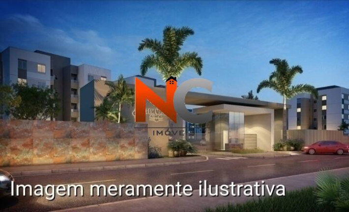 Imagem Apartamento com 3 Quartos à Venda, 54 m² em Amendoeira - São Gonçalo Imagem Apartamento com 3 Quartos à Venda, 54 m² em Amendoeira - São Gonçalo