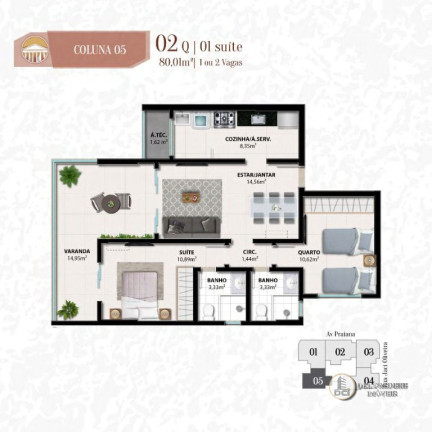 Imagem Apartamento com 2 Quartos à Venda, 80 m² em Praia Do Morro - Guarapari Imagem Apartamento com 2 Quartos à Venda, 80 m² em Praia Do Morro - Guarapari