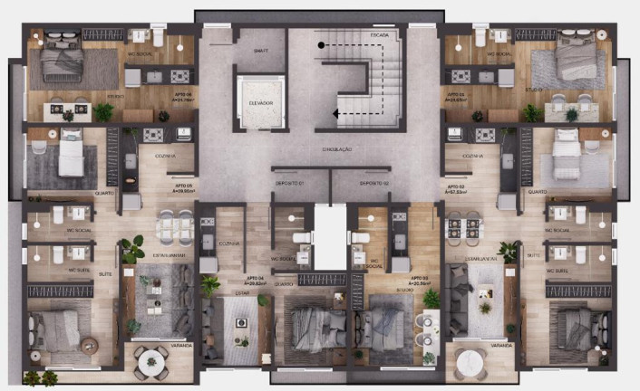 Imagem Apartamento com 2 Quartos à Venda, 59 m² em Intermares - Cabedelo Imagem Apartamento com 2 Quartos à Venda, 59 m² em Intermares - Cabedelo