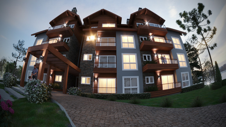 Imagem Apartamento com 1 Quarto à Venda, 51 m² em Av. Central - Gramado Imagem Apartamento com 1 Quarto à Venda, 51 m² em Av. Central - Gramado