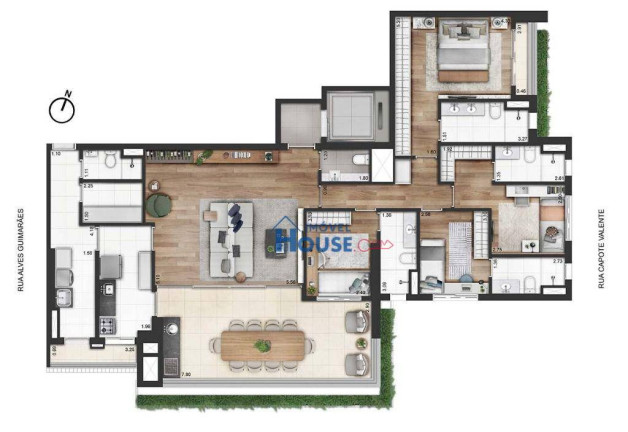 Imagem Apartamento com 4 Quartos à Venda, 187 m² em Pinheiros - São Paulo Imagem Apartamento com 4 Quartos à Venda, 187 m² em Pinheiros - São Paulo