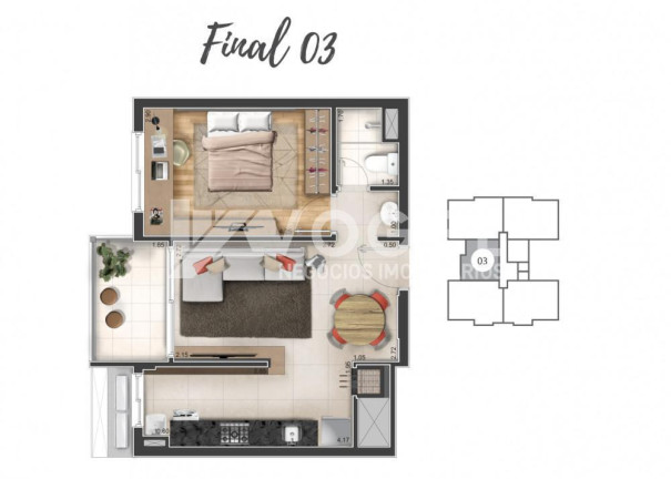 Imagem Apartamento com 2 Quartos à Venda, 52 m² em Centro - Canoas Imagem Apartamento com 2 Quartos à Venda, 52 m² em Centro - Canoas