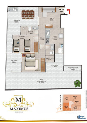 Imagem Apartamento com 2 Quartos à Venda, 100 m² em Praia Do Morro - Guarapari Imagem Apartamento com 2 Quartos à Venda, 100 m² em Praia Do Morro - Guarapari