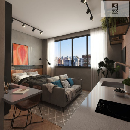 Imagem Apartamento com 1 Quarto à Venda, 19 m² em Centro - Curitiba Imagem Apartamento com 1 Quarto à Venda, 19 m² em Centro - Curitiba