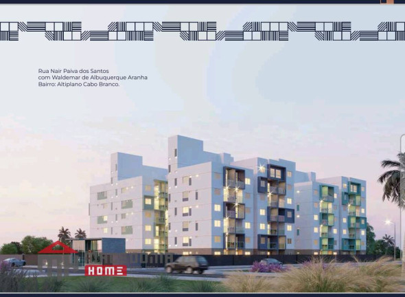 Apartamento com 2 Quartos à Venda, 54 m² em Altiplano Cabo Branco - João Pessoa