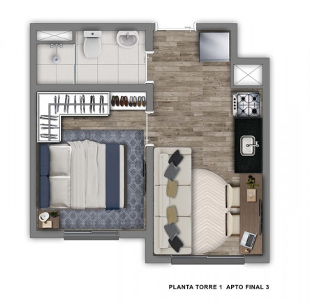 Imagem Imóvel com 2 Quartos à Venda, 50 m² em Santo Amaro - São Paulo