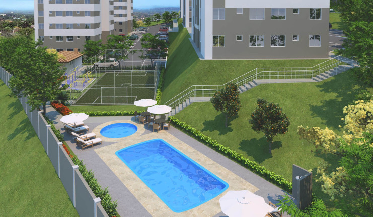 Imagem Apartamento com 2 Quartos à Venda, 44 m² em Central Park - Vespasiano