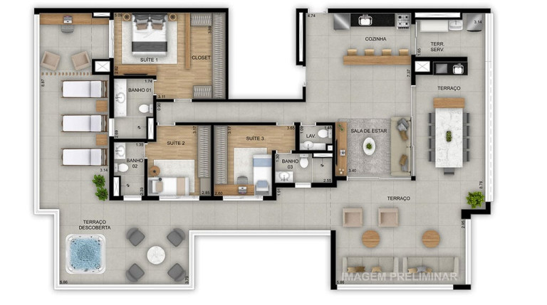 Imagem Apartamento com 4 Quartos à Venda, 151 m² em Tatuapé - São Paulo