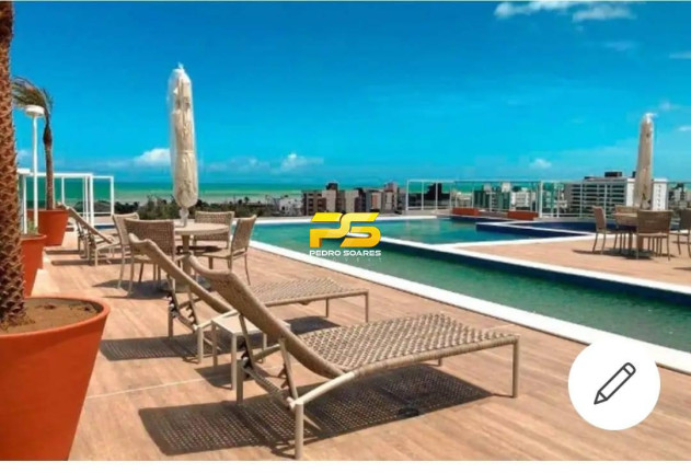 Imagem Apartamento com 1 Quarto à Venda, 37 m² em Jardim Oceania - João Pessoa