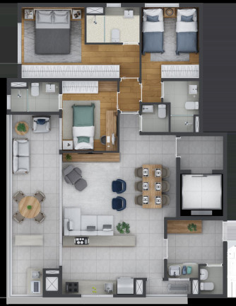 Imagem Apartamento com 3 Quartos à Venda, 183 m² em Moema - São Paulo