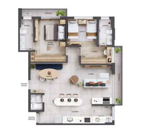 Imagem Apartamento com 3 Quartos à Venda, 126 m² em Perdizes - São Paulo