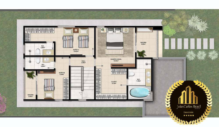 Imagem Casa de Condomínio com 3 Quartos à Venda,  em Centro - Eusébio