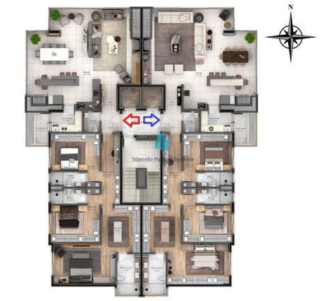 Imagem Apartamento com 3 Quartos à Venda, 195 m² em Cidade Alta - Bento Gonçalves