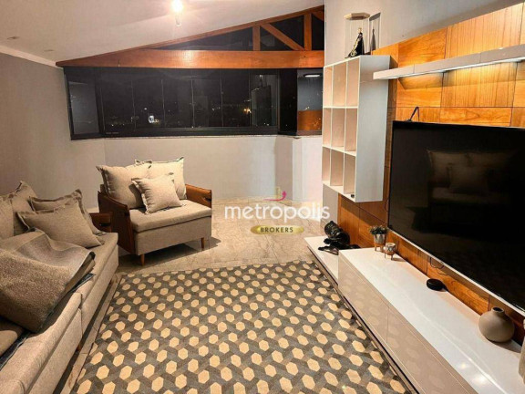 Imagem Cobertura com 3 Quartos à Venda, 174 m² em Vila Bastos - Santo André