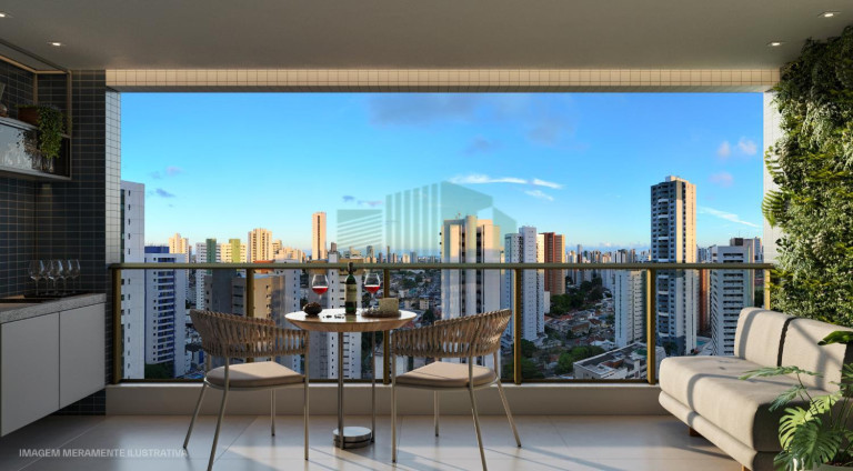 Foto do imóvel Apartamento com 3 Quartos à Venda, 81 m² em Rosarinho - Recife
