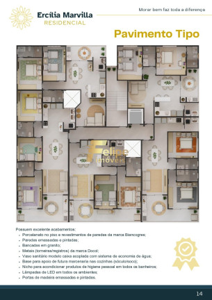 Imagem Imóvel com 3 Quartos à Venda, 88 m² em Castelhanos - Anchieta