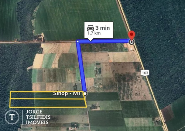 Fazenda à Venda, 72.000 m² em Condomínio Residencial Camping Club - Sinop