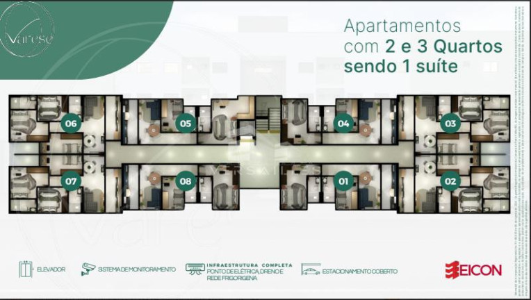Imagem Apartamento com 2 Quartos à Venda, 60 m² em Nova Esperança - Porto Velho