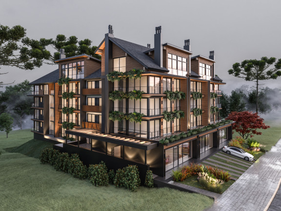 Apartamento com 2 Quartos à Venda, 80 m² em Floresta - Gramado