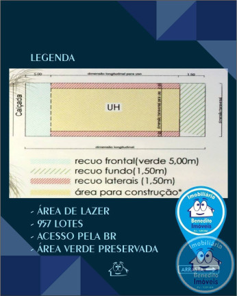 Imagem Terreno à Venda, 250 m² em Br/367 - Porto Seguro Imagem Terreno à Venda, 250 m² em Br/367 - Porto Seguro