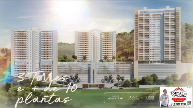 Imagem Apartamento com 4 Quartos à Venda, 185 m² em Vila Da Serra - Nova Lima Imagem Apartamento com 4 Quartos à Venda, 185 m² em Vila Da Serra - Nova Lima