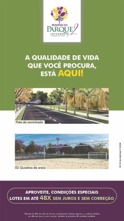 Imagem Terreno à Venda, em Reserva Do Parque - Tangará Da Serra Imagem Terreno à Venda, em Reserva Do Parque - Tangará Da Serra