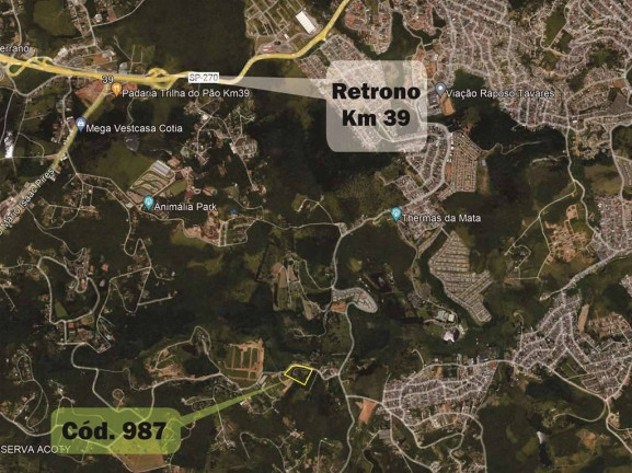 Imagem Terreno à Venda,  em Taboleiro Verde - Cotia