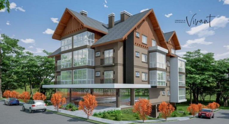 Imagem Cobertura com 1 Quarto à Venda, 67 m² em Moura - Gramado Imagem Cobertura com 1 Quarto à Venda, 67 m² em Moura - Gramado