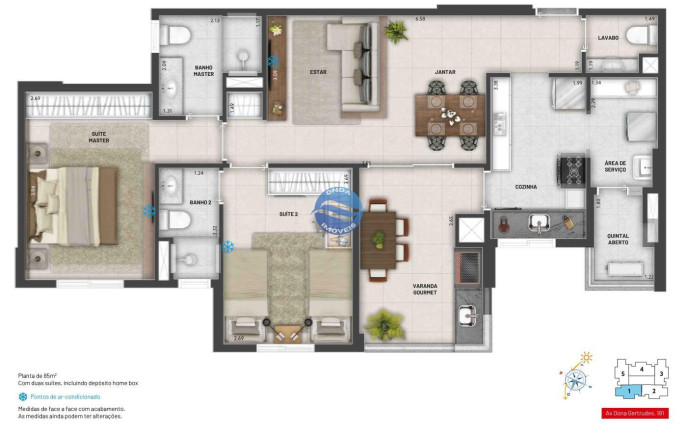 Imagem Apartamento com 2 Quartos à Venda, 80 m² em Alvinópolis - Atibaia Imagem Apartamento com 2 Quartos à Venda, 80 m² em Alvinópolis - Atibaia