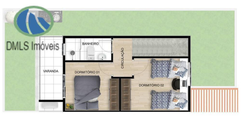 Imagem Casa com 2 Quartos à Venda, 60 m² em Jardim Sandra - Cotia