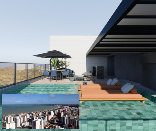 Apartamento com 2 Quartos à Venda, 60 m² em Altiplano Cabo Branco - João Pessoa