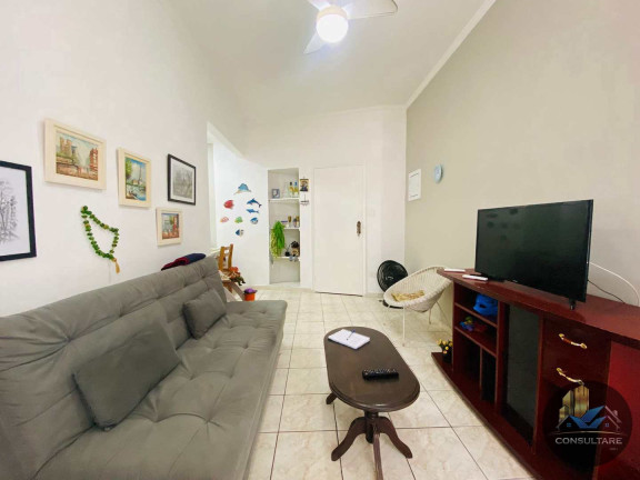 Imagem Apartamento com 1 Quarto à Venda, 35 m² em Pompéia - Santos