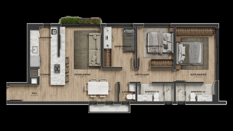 Imagem Imóvel com 3 Quartos à Venda, 116 m² em Tristeza - Porto Alegre Imagem Imóvel com 3 Quartos à Venda, 116 m² em Tristeza - Porto Alegre