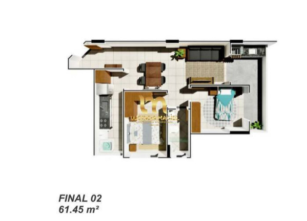 Imagem Apartamento com 1 Quarto à Venda, 49 m² em Caiçara - Praia Grande Imagem Apartamento com 1 Quarto à Venda, 49 m² em Caiçara - Praia Grande