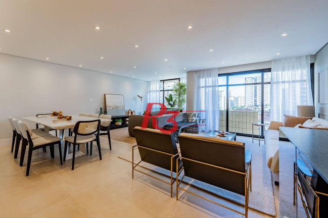 Imagem Apartamento com 3 Quartos à Venda, 185 m² em Gonzaga - Santos