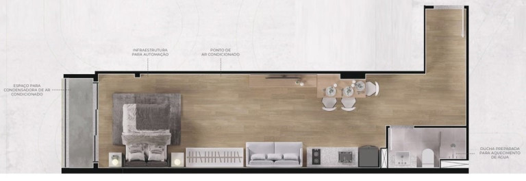 Imagem Apartamento com 1 Quarto à Venda, 100 m² em Jardins - São Paulo