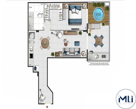 Imagem Imóvel com 1 Quarto à Venda, 49 m² em Copacabana - Rio De Janeiro