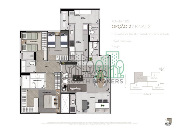 Imagem Apartamento com 3 Quartos à Venda, 131 m² em Cabral - Curitiba Imagem Apartamento com 3 Quartos à Venda, 131 m² em Cabral - Curitiba