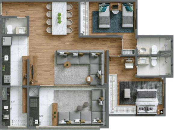 Imagem Apartamento com 3 Quartos à Venda, 98 m² em Alto Do Ipiranga - São Paulo Imagem Apartamento com 3 Quartos à Venda, 98 m² em Alto Do Ipiranga - São Paulo