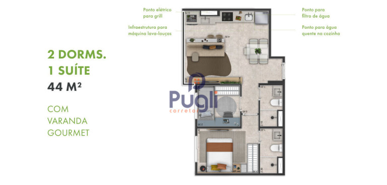 Imagem Apartamento com 2 Quartos à Venda, 44 m² em Vila Nair - São Paulo Imagem Apartamento com 2 Quartos à Venda, 44 m² em Vila Nair - São Paulo
