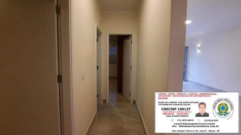 Imagem Apartamento com 3 Quartos à Venda, 134 m² em José Menino - Santos