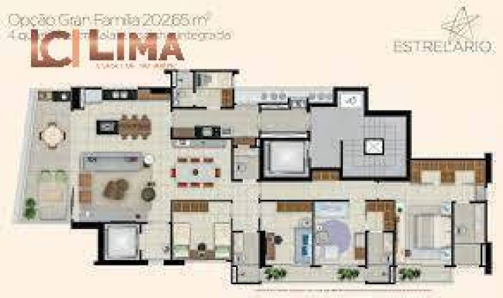 Imagem Apartamento com 4 Quartos à Venda, 209 m² em Meirelis - Fortaleza