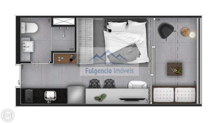 Imagem Imóvel com 1 Quarto à Venda, 30 m² em Moema - São Paulo