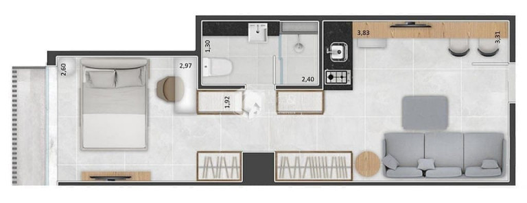 Imagem Apartamento com 1 Quarto à Venda, 31 m² em Jardim Paulista - São Paulo Imagem Apartamento com 1 Quarto à Venda, 31 m² em Jardim Paulista - São Paulo