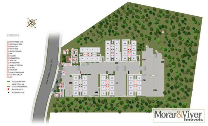 Imagem Apartamento com 2 Quartos à Venda, 38 m² em Itália - São José Dos Pinhais