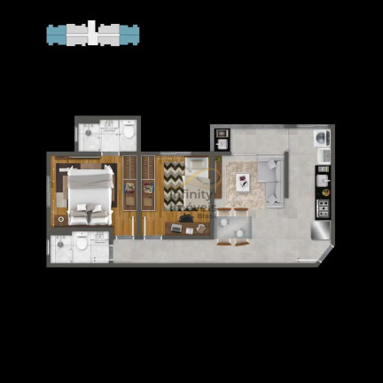 Imagem Apartamento com 2 Quartos à Venda, 27 m² em Fernão Dias - Belo Horizonte Imagem Apartamento com 2 Quartos à Venda, 27 m² em Fernão Dias - Belo Horizonte