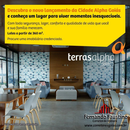 Imagem Terreno em Condomínio à Venda, 360 m² em Terras Alpha Residencial 2 - Senador Canedo Imagem Terreno em Condomínio à Venda, 360 m² em Terras Alpha Residencial 2 - Senador Canedo