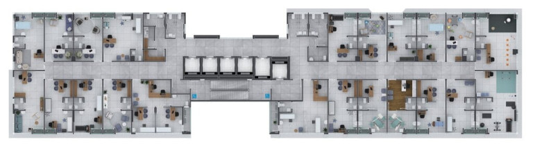 Imagem Sala Comercial à Venda, 41 m² em Centro - Curitiba